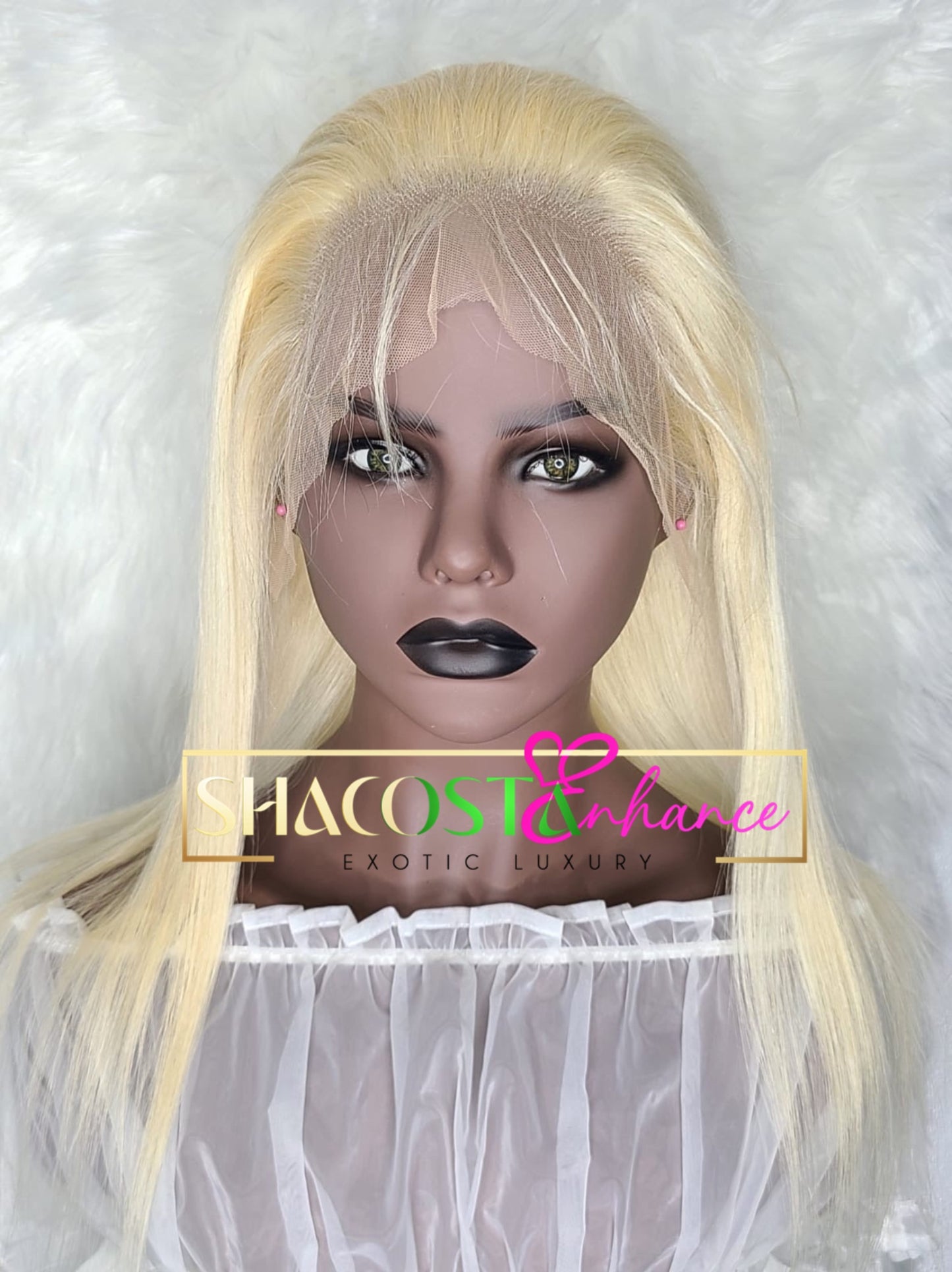 13*4 613 PLATINUM BLONDE LACE FRONT WIG